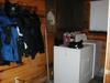 Another blurry shot of the washer and dryer in the anteroom