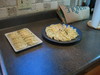The first finished set of 36 potstickers, before cooking.