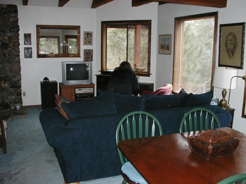 The main living area, the dining room and living room