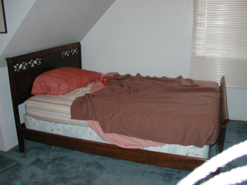 The bed in that bedroom