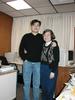 Another shot of me with my mother in my dad's office